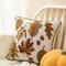 Glitzhome® Embroidered Fall Leaves Pillow